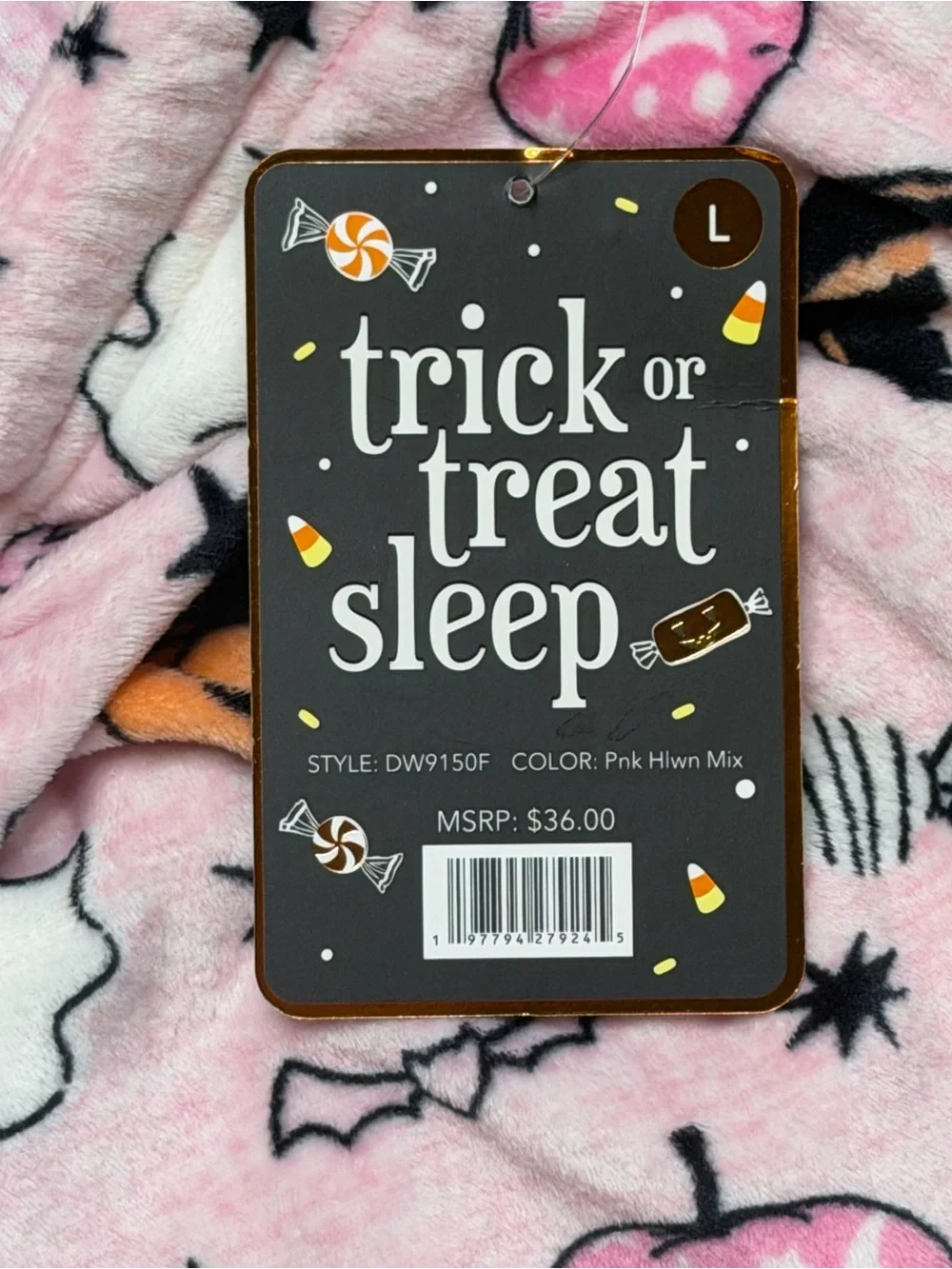 Trick or Treat Sleep Women’s Halloween Pajama Pants Pink Ghost Pumpkin Witch NWT